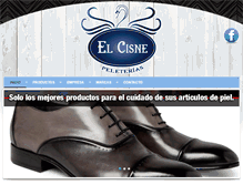 Tablet Screenshot of peleteriaelcisne.com.mx